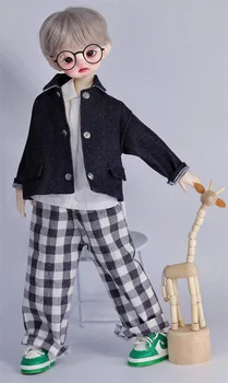 Ново записване, стоп-моушън облекло BJD за 1/5 1/6, аксесоари за кукли, палта, панталони, тениска, куклено рокля, подарък, облекло със собствените си ръце (с изключение на кукли)