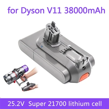 Новост За батерията Дайсън V11 Absolute V11 на Животните, литиево-йонна акумулаторна прахосмукачка, Акумулаторна батерия Super lithium cell 38000 ма