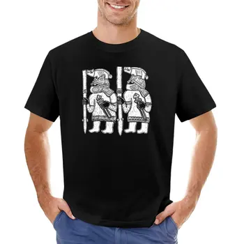 Норвежки воини-свиня от плочи Торслунда, тениска, кавайная дрехи, фланелка, възвишена тениска мъжка тениска