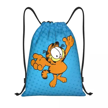 Обичай раница Garfields на съвсем малък, Чанти за жени и мъже, Лека раница с анимационни котка, спортна раница за фитнес, чанти за пазаруване