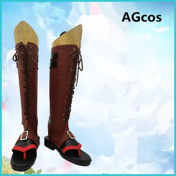 Обувки за cosplay AGCOS Genshin Impact Thoma, мъжки слот обувки за cosplay