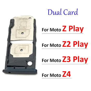 Оригинална новост за Motorola Moto Z Z2 Z3 Z4 Play, притежателят на слотове за две SIM-карти, резервни части