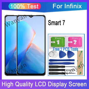 Оригиналът е За Infinix Smart 7 LCD дисплей с сензорен екран и цифров преобразувател в събирането на