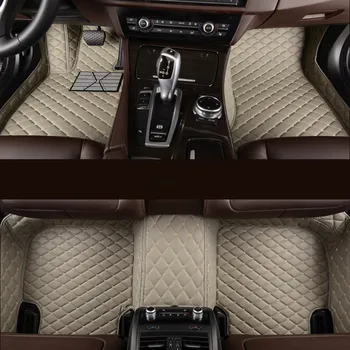 Отлично качество! Обичай специални автомобилни постелки за Lexus LX 470 2008-1998, 5 места, водоустойчив килими за LX470 2006, безплатна доставка