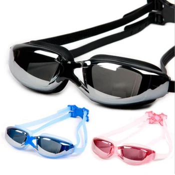 Очила за Плуване, от Мъжки и Женски Фарове за Професионални Възрастни Водоустойчив Очила за плуване В Басейна Регулируеми Оптични Очила За Гмуркане