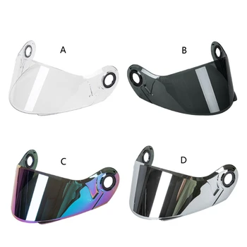 Очила за колоездене шлем с пузырчатым екран, ретро-козирка шлем за LS2 FF370 FF394 FF325