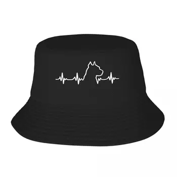 Питбул Сърцебиене Лятна риболовна шапка с защита от uv, Плажна кофа, Рибарска шапка на открито за мъже и жени