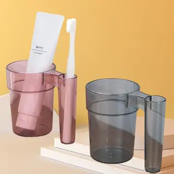 Пластмасова чаша за изплакване на устата с флорални чай - перфектна комбинация от четка за зъби и паста за чаши за свеж дъх и хигиена на устната кухина