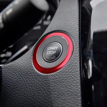 Подреден пръстен, изработени за стартиране на запалване в рамките на един клик, защитни пайети за промяна на интериора на Nissan Qashqai Измамник X-TRAIL