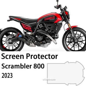 Подходящ за аксесоари SCRAMBLER 2023 за мотоциклет Ducati Scrambler 800 Защитно фолио от надраскване, Защитно фолио за екрана на таблото