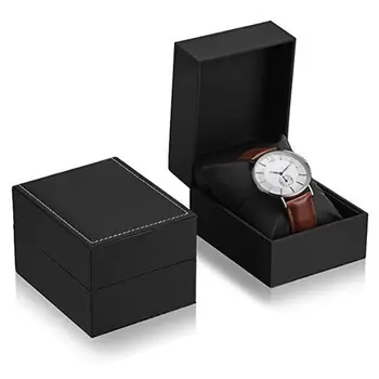 Прахоустойчив Калъф-Дисплей Подарък кутия за часовник, Органайзер за Съхранение на Бижута, Изкуствена Кожа, Подарък Ръчен Часовник, Органайзер за Витрини