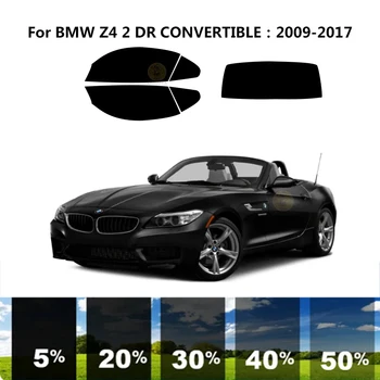 Предварително обработена нанокерамика комплект за кола UV-оцветяването на прозорци на Автомобили фолио за прозорци на BMW Z4 E89 2 DR CONVERTIBLE 2009-2017