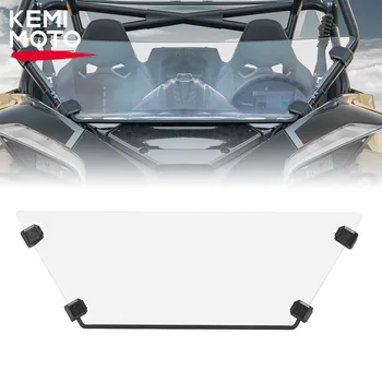 Предното стъкло KEMIMOTO UTV 2020-2023, съвместимо с предното стъкло CFMOTO zForce 950 ХО Sport EX от КОМПЮТЪР с твърдо покритие