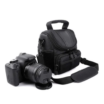 Преносима чанта за фотоапарат, водоустойчив калъф за фотоапарат, противоударная чанта-прашка за носене на фотоапарата през рамо за Nikon, Canon, Sony DSLR/SLR камера
