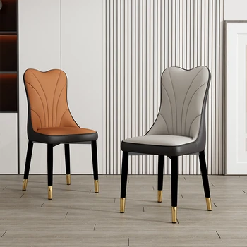 Преносими столове за всекидневна, Ергономични луксозни Преносими модерни столове за хранене в скандинавски стил, Удобни мебели за шезлонги MQ50KT