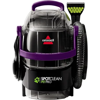Преносимо средство за почистване на килими BISSELL SpotClean Пет Pro, лоза лилав цвят, Машина за почистване на килими, Черен, Голям