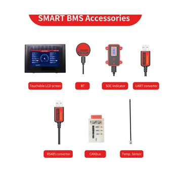 Протокол за комуникация BMS USB-UART с КОМПЮТЪР за литиево-йонна батерия LiFePO4 NCM LTO от 4S до 32S, кабел Daly Smart BMS UART