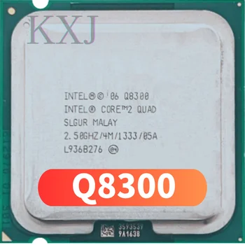 Процесор Intel Core 2 Quad Q8300 с четырехъядерным процесор с четырехпоточным конектор LGA 775 Q-8300 ПРОЦЕСОР SLGUR 2,5 Ghz 4 MB 95 W