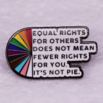 Равни права за Други Не Означават по-Малки права За Вас, Това Не Карфици с емайл 