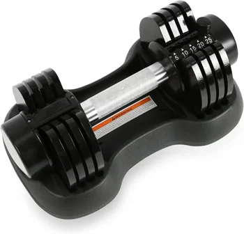 Регулируема гира SUGIFT 25 килограма с бързо автоматично регулиране на тегло за силови тренировки в домашния фитнес зала
