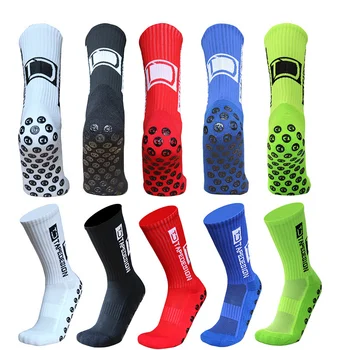 Силиконови Кръгли Женски Мъжки Футболни чорапи 2023 година, Спортни нескользящие футболни чорапи