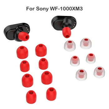 Силиконови слушалки в ушите седалките Капак за Sony ВФ-1000XM4 в WF-1000XM3 слушалки на уши втулки комплект