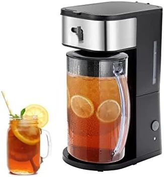 Система за приготвяне на студен чай и кафе с лед, кана от 2 литра, плъзгащ превключвател крепост за настройки на вкус, Sta