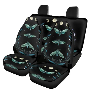Скитащи цветен калъф за столче за кола с пеперуди е Подходящ за повечето жени, Авто вътрешен интериор Калъф за колан за безопасност Калъф за волан