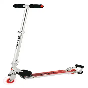 Скутер с led подсветка - Лесно се открива В опаковка фенер велосипеден Led светлини на колела от плат деним в стил пънк.