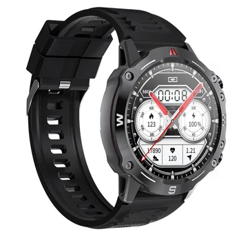 Смарт часовници OD2 1,5 инча Мъжки Bluetooth Покана Compass ECG NFC, GPS Спортна пътека 380 ма Уличен фитнес тракер 0D2 Smartwatch