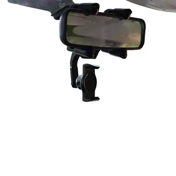 Стойка за телефон с Огледало за обратно виждане 360 Титуляр за телефон с Огледало за обратно виждане Авто Скоба За Огледала за обратно виждане са За всички мобилни телефони и автомобили 4-claw