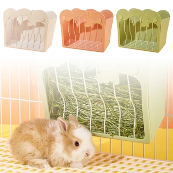Стойка за хранене на зайците в клетка, Диспенсер за съхранение на заек елементарно