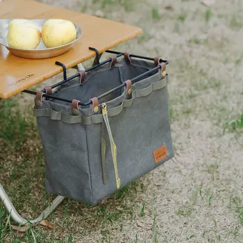 Странична чанта за съхранение за пикник на открито Лесна инсталация Походный маса Подвесная чанта за съдове