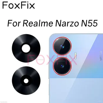 Стъклена Леща задната камера за Realme Narzo N55, заменяемая самозалепваща стикер