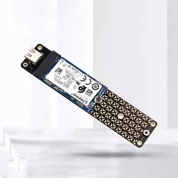 Твърд диск M. 2NGFF SSD към USB адаптер JMS580 с чип M. 2 до USB3.1 Конвертор Четец за Поддръжка на SSD Размер 2230/2242/2260/2280