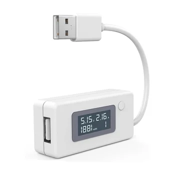Тестер Micro USB, LCD цифров измерител на мощност, USB-зарядно устройство индикатор на централната банка на хранене на д-Р