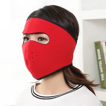 Топла маска за лице, модни маска за мъже и жени, есенно-зимна велосипедна маска, нагревающаяся удебелена маска, слушалки, вградени за защита на ушите