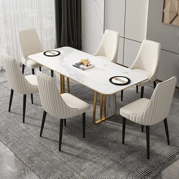 Трапезария стол с скандинавски акцент, Мобилен Модерен Дизайнерски стол за дневна, Луксозни Бели шезлонги, мебели за дома GPF30XP