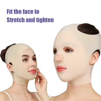 Тънки превръзки за лице, маска за сън, Иновативно средство за отслабване и лифтинг на лицето, За двойна брадичка, подмладяване на лицето, корекция на лице