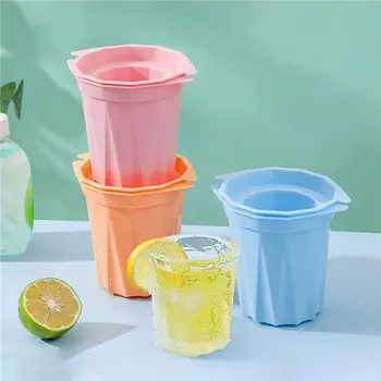 Удебелена Форма за Чаши с лед Бърза Многоцветен Здрава Форма За Приготвяне на Чаши С Лед Тава За Кубчета лед Сок