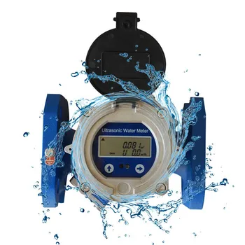Умен двоен дистанционно дигитален ултразвуков разходомер DN50, DN65, DN80, Отпадъчни води, утайки за отпадъчни води, разходомери на морската вода