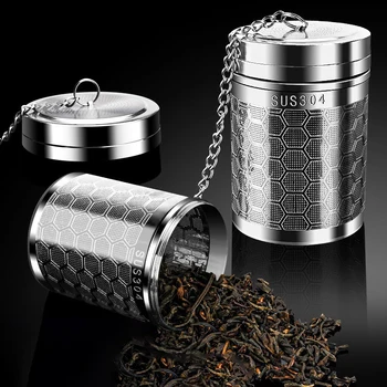 Устройство за заваряване на чай, Ситечки с много фина мрежа за рассыпчатого чай, чай Цедка от неръждаема стомана с удължен на една кука-веригата