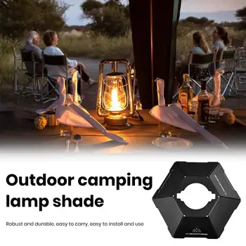 Фенерче с абажуром Удобен Портативен Лесна инсталация Принадлежности за къмпинг Лампа Покриване на палатки Лампа Лампа