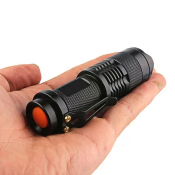 Фенерче-фенерче Small Tacticals от утолщенного пластмаса, водоустойчив ръчни улични инструменти, мощно led оборудване за къмпинг