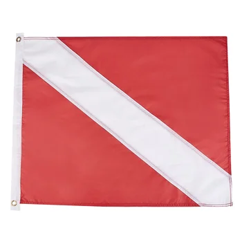 Флаг за гмуркане, Сигнален флаг, за лодки, Сигнален флаг за гмуркане, сигнален флаг за гмуркане, подводен лов