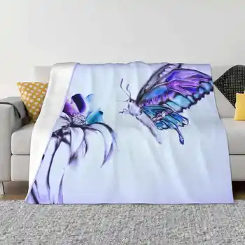 Цвят на пясъчната Пеперуда, благородна удобно легло, диван, меко одеяло, фигура пеперуда от пясък