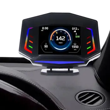 Цифров скоростомер за автомобил, Универсална кола HUD дисплей, Цифров GPS-измерване на скоростта OBD2, авто HUD дисплей, с
