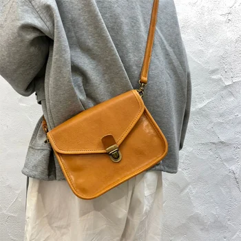 Чанти от кожа растително дъбени Ръчно изработени Дамски чанта на едно рамо, Оригинален Дизайн, Дамски чанти-тоут, Чанта през рамо От телешка кожа