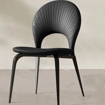 Черен Акцент за четене, Уникални столове, Дизайнерски стол за Скандинавския градина, Ергономични и Естетически всекидневна, Мебели за хол Cadeira WJ30XP