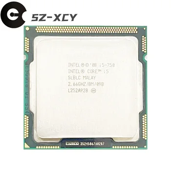 Четириядрен процесор Intel Core i5-750 i5 750 с честота 2,6 Ghz, четырехпоточный процесор 8M 95W LGA 1156